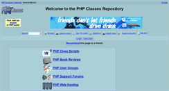 Desktop Screenshot of phpclasses.new21.com